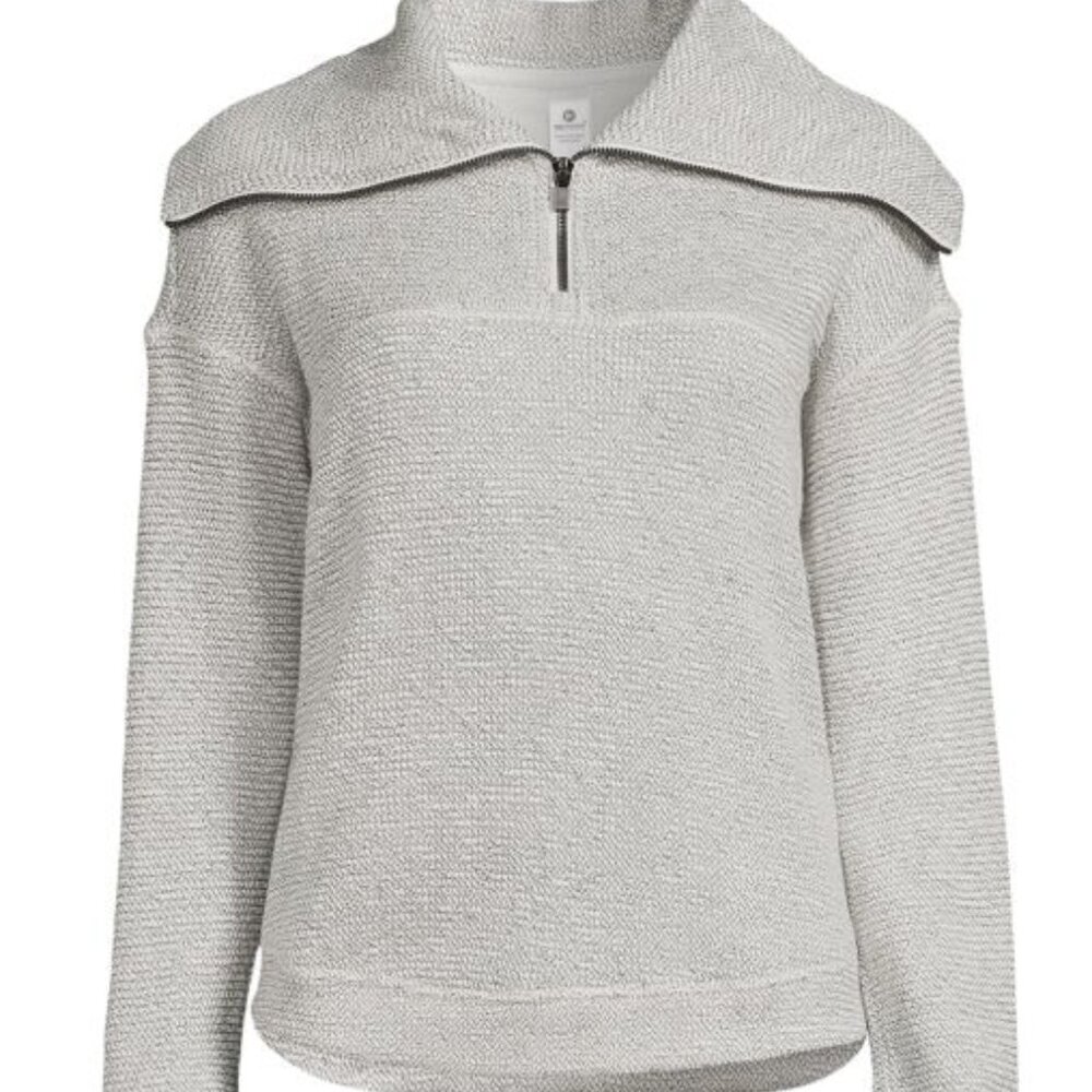 Nordstrom 90 Degrees by Reflex Oatmeal Cotton Winter Pullover Sweater Large